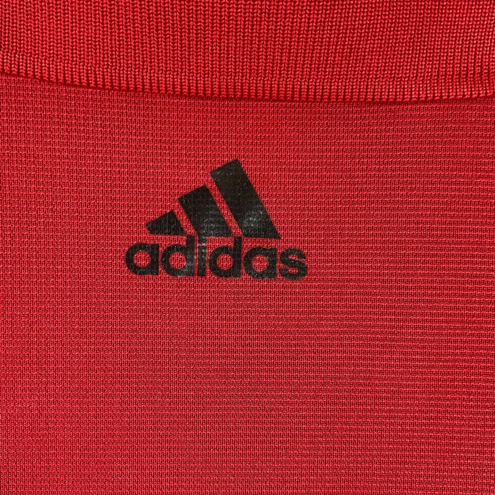 Adidas Polo Shirt Mens Medium Red 2014 US Open Pinehurst No 2 Climalite P78572